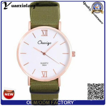 Yxl-485 Top-Qualität Uhr Nylon Nato Strap Ronda Bewegung Quarz Uhren Sport Casual Lady Herrenuhr